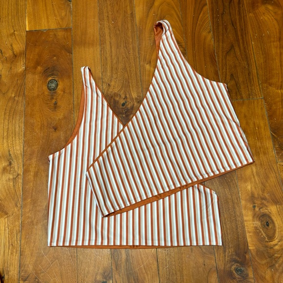 BAIIA High Waist Bikini Set Reversible Striped 8 - Picture 7 of 10